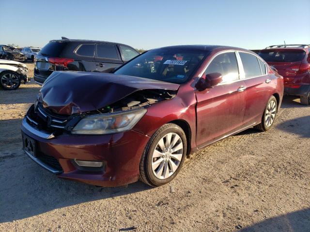 1HGCR3F99DA032845 - 2013 HONDA ACCORD TOURING MAROON photo 1