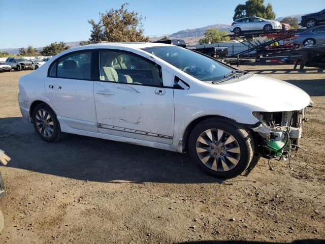 2HGFA16829H316388 - 2009 HONDA CIVIC EX WHITE photo 4