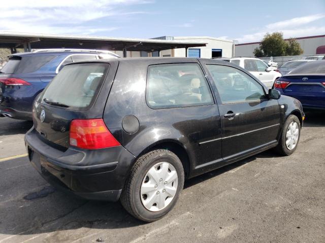 WVWBC21J7YW693967 - 2000 VOLKSWAGEN GOLF GL BLACK photo 3