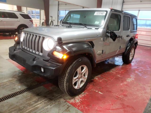 1C4HJXDG4MW562714 - 2021 JEEP WRANGLER U SPORT ვერცხლისფერი ფოტო 1