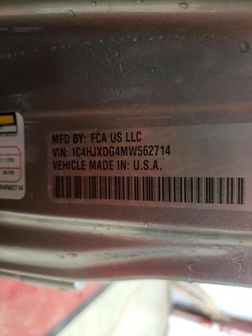 1C4HJXDG4MW562714 - 2021 JEEP WRANGLER U SPORT ვერცხლისფერი ფოტო 13