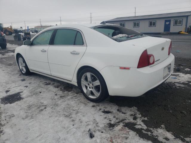 1G1ZC5E08CF200221 - 2012 CHEVROLET MALIBU 1LT WHITE photo 2