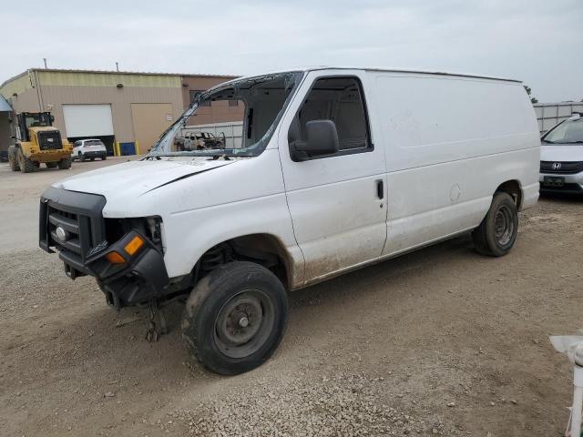 1FTNE1EW5EDA38317 - 2014 FORD ECONOLINE E150 VAN WHITE photo 1