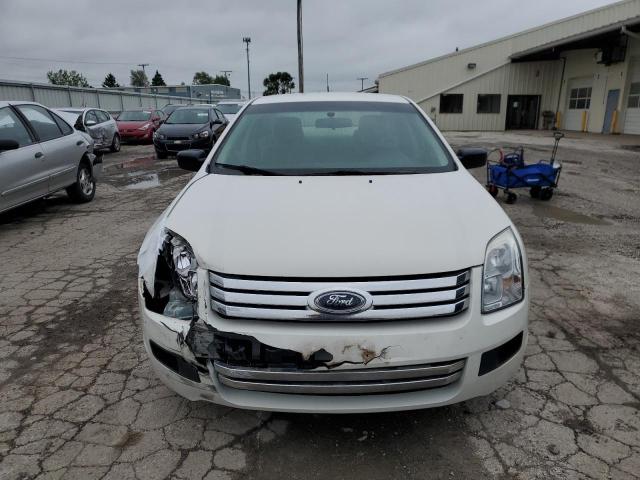 3FAHP06Z08R150809 - 2008 FORD FUSION S WHITE photo 5