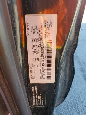 4TASN92N3XZ529659 - 1999 TOYOTA TACOMA XTRACAB PRERUNNER შავი ფოტო 12