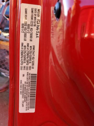 ZFBERFBT0G6C83552 - 2016 RAM PROMASTER SLT Червоний фото 13