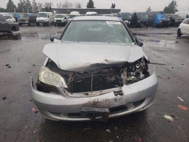 2HGES16334H566860 - 2004 HONDA CIVIC DX VP Gümüş foto 5