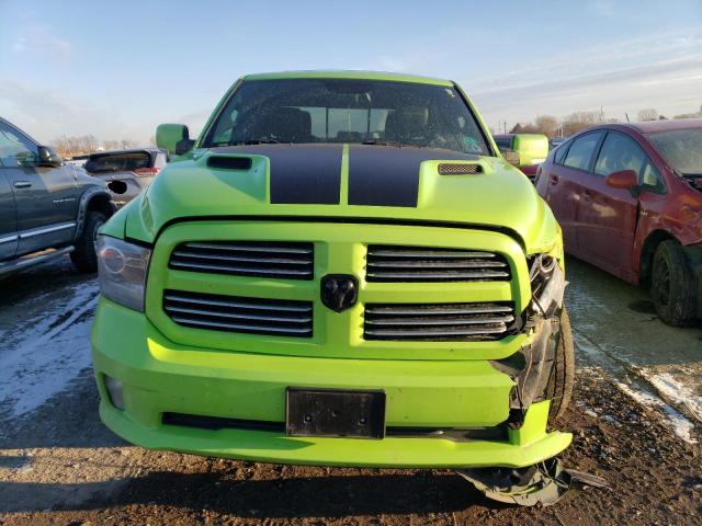 1C6RR7MTXHS778484 - 2017 RAM 1500 SPORT GREEN photo 5