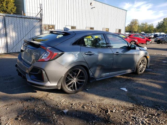 SHHFK7H93MU222831 - 2021 HONDA CIVIC SPORT TOURING GRAY photo 3