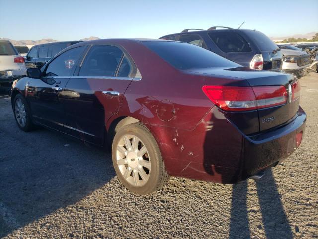 3LNHL2GC7BR755019 - 2011 LINCOLN MKZ MAROON photo 2