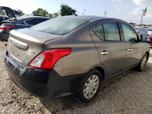 3N1CN7AP2CL891910 - 2012 NISSAN VERSA S BROWN photo 3