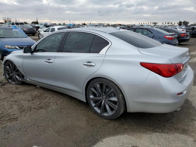 JN1AV7AP4EM691577 - 2014 INFINITI Q50 HYBRID PREMIUM SILVER photo 2