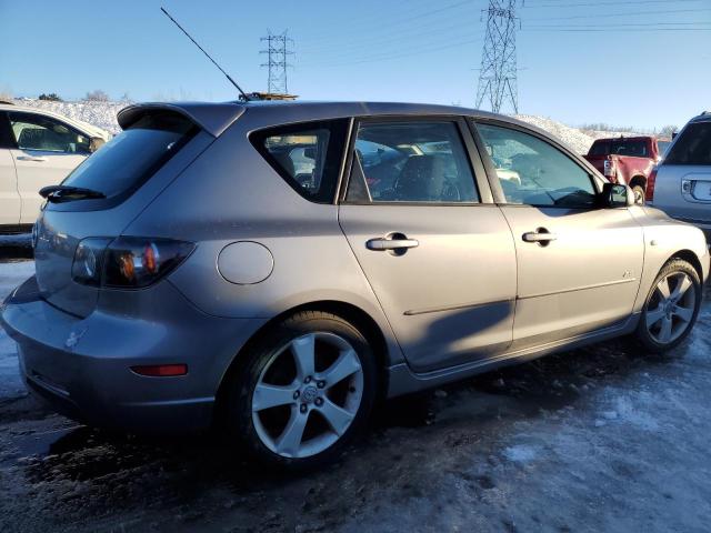 JM1BK343061491147 - 2006 MAZDA 3 HATCHBACK GRAY photo 3