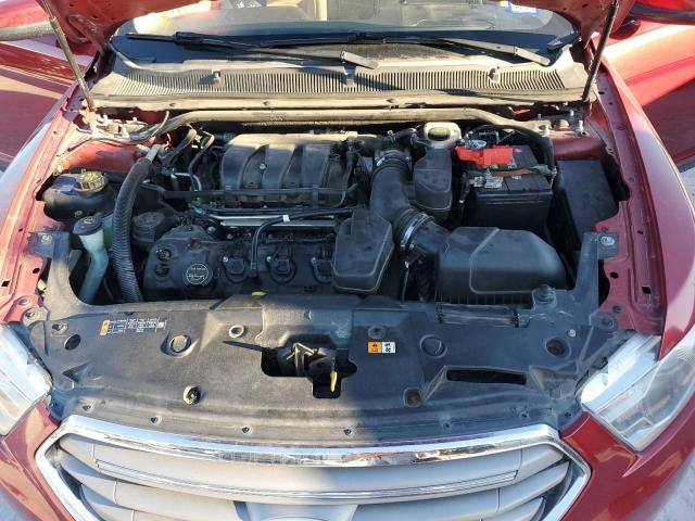 1FAHP2E83EG152173 - 2014 FORD TAURUS SEL RED photo 11