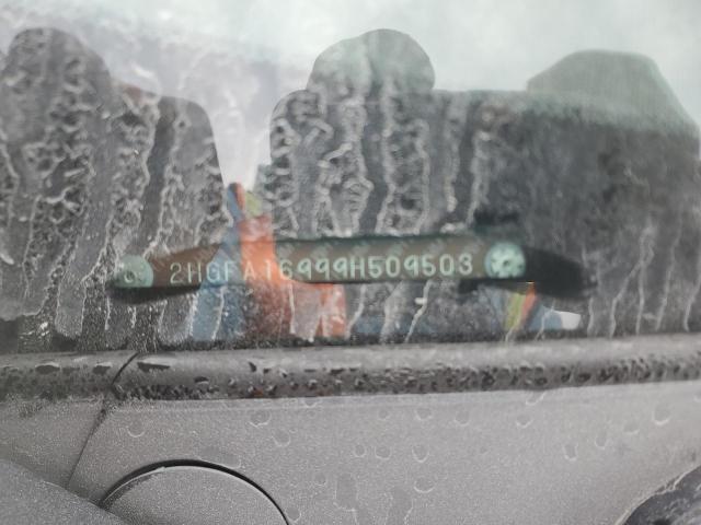 2HGFA16999H509503 - 2009 HONDA CIVIC EXL ბურგუნდია ფოტო 12