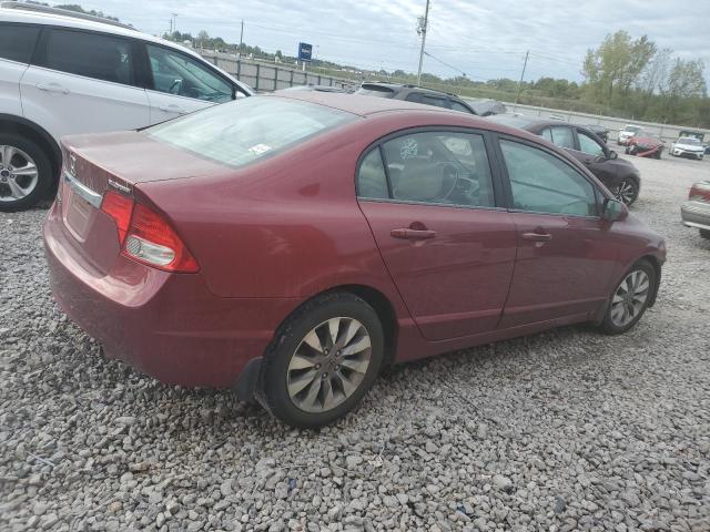 2HGFA16999H509503 - 2009 HONDA CIVIC EXL ბურგუნდია ფოტო 3