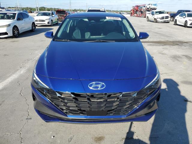 KMHLP4AG1MU131105 - 2021 HYUNDAI ELANTRA LIMITED BLUE photo 5