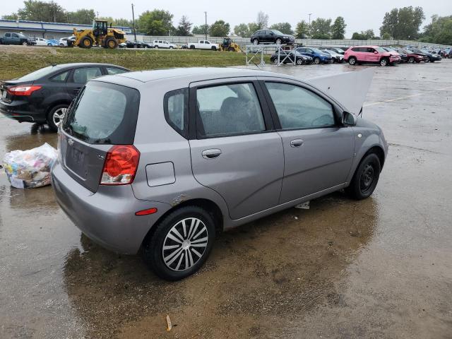 KL1TD66607B738726 - 2007 CHEVROLET AVEO BASE 灰色 照片 3