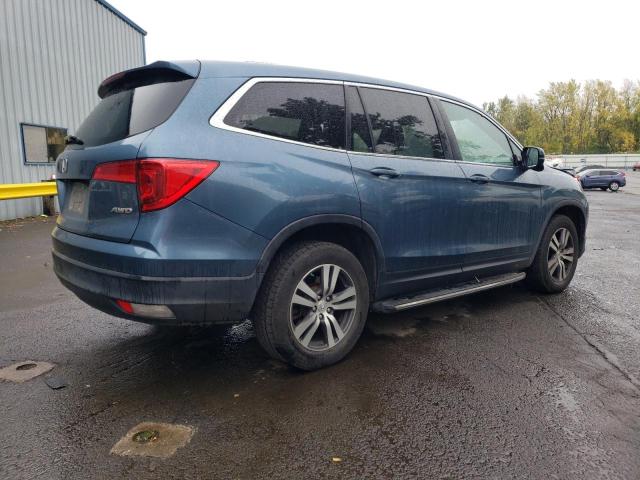 5FNYF6H50GB025061 - 2016 HONDA PILOT EXL BLUE photo 3