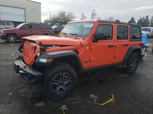 1C4HJXDN2KW542554 - 2019 JEEP WRANGLER U SPORT Orange Foto 1