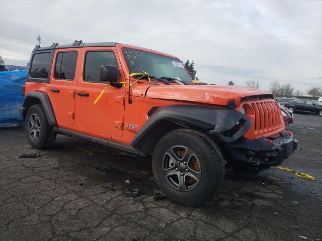 1C4HJXDN2KW542554 - 2019 JEEP WRANGLER U SPORT ORANGE photo 4