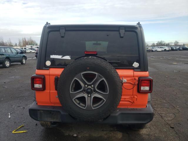 1C4HJXDN2KW542554 - 2019 JEEP WRANGLER U SPORT Orange Foto 6