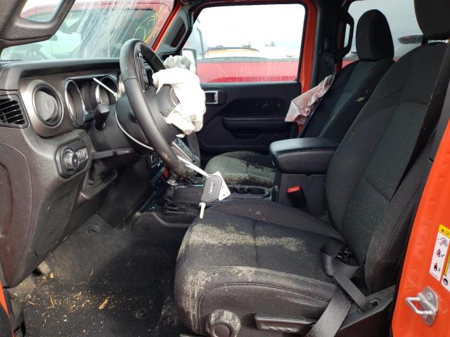 1C4HJXDN2KW542554 - 2019 JEEP WRANGLER U SPORT Orange Foto 7