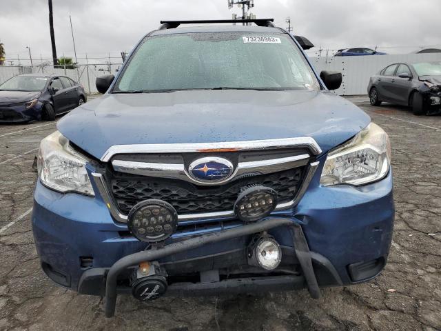 JF2SJABC3FH826811 - 2015 SUBARU FORESTER 2.5I BLUE photo 5