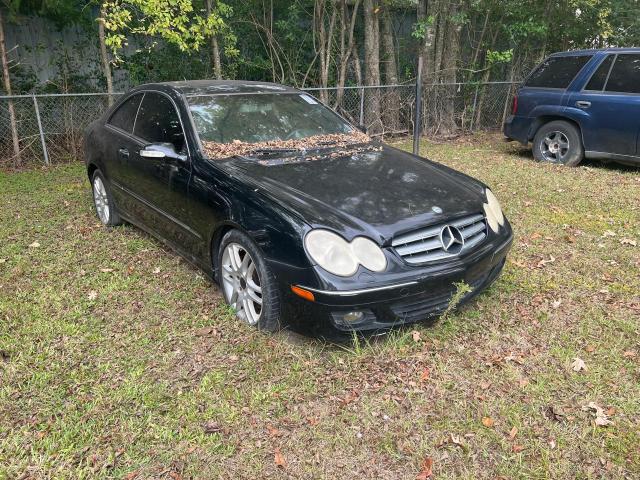 WDBTJ56H68F239404 - 2008 MERCEDES-BENZ CLK 350 BLACK photo 1