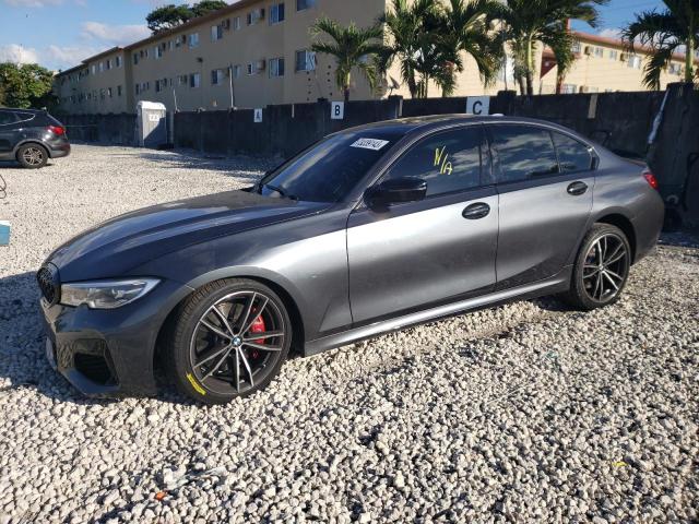 3MW5U7J06M8C10919 - 2021 BMW M340I GRAY photo 1