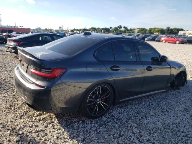 3MW5U7J06M8C10919 - 2021 BMW M340I GRAY photo 3