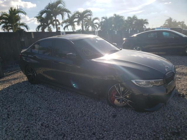 3MW5U7J06M8C10919 - 2021 BMW M340I GRAY photo 4