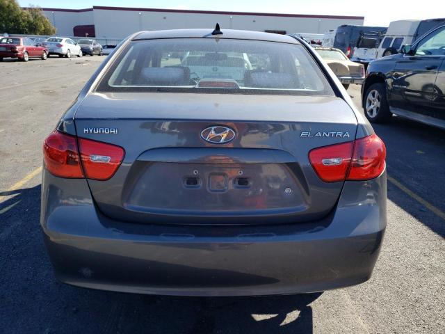 KMHDU46D89U650784 - 2009 HYUNDAI ELANTRA GLS GRAY photo 6