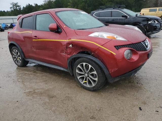 JN8AF5MR5ET452805 - 2014 NISSAN JUKE S RED photo 4