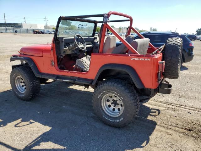 2J4FY19P0MJ145066 - 1991 JEEP WRANGLER / S RED photo 2