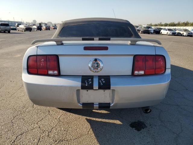 1ZVFT84N365185319 - 2006 FORD MUSTANG SILVER photo 6