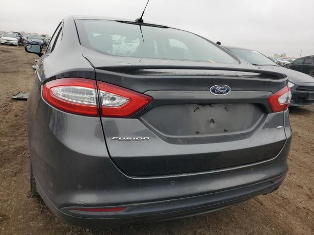 3FA6P0H77FR101512 - 2015 FORD FUSION SE GRAY photo 6