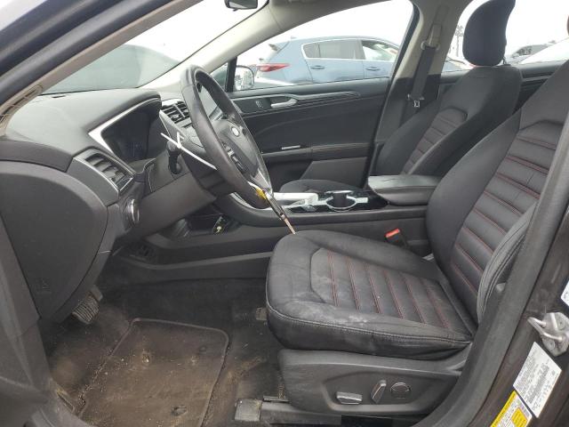 3FA6P0H77FR101512 - 2015 FORD FUSION SE GRAY photo 7