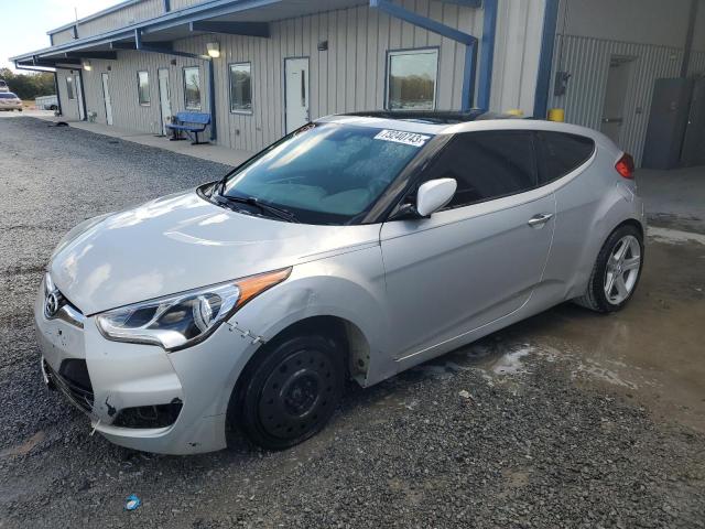 KMHTC6AD0HU320430 - 2017 HYUNDAI VELOSTER SILVER photo 1