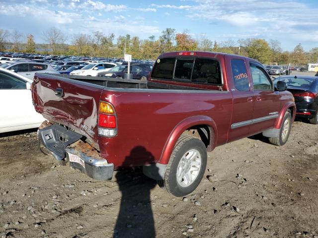 5TBBT44113S425537 - 2003 TOYOTA TUNDRA ACCESS CAB SR5 MAROON photo 3