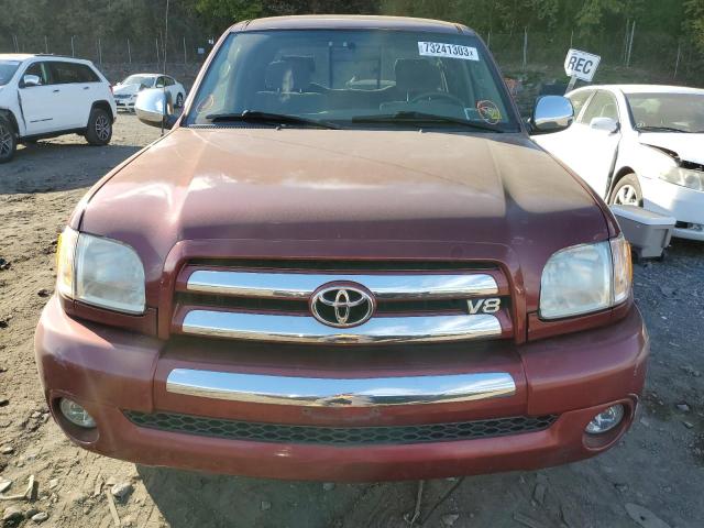 5TBBT44113S425537 - 2003 TOYOTA TUNDRA ACCESS CAB SR5 MAROON photo 5