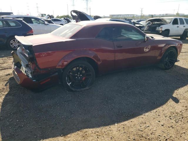 2C3CDZFJ3MH622829 - 2021 DODGE CHALLENGER R/T SCAT PACK MAROON photo 3