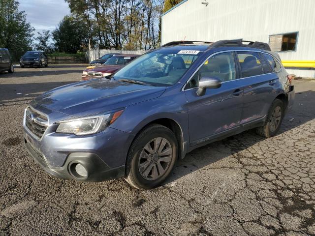 4S4BSAHC3J3298353 - 2018 SUBARU OUTBACK 2.5I PREMIUM BLUE photo 1