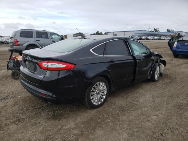 3FA6P0LU7ER378737 - 2014 FORD FUSION SE HYBRID BLACK photo 3