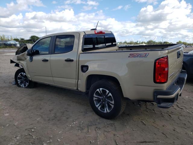 1GCGTDEN0N1188022 - 2022 CHEVROLET COLORADO Z71 GOLD photo 2