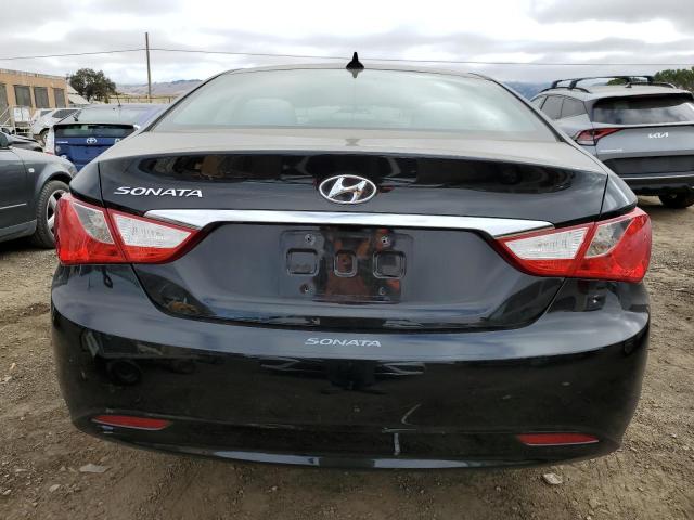 5NPEB4ACXCH466008 - 2012 HYUNDAI SONATA GLS BLACK photo 6