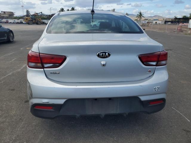 3KPA24AD1LE273841 - 2020 KIA RIO LX SILVER photo 6