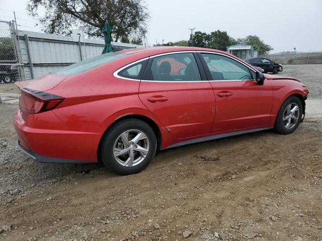 5NPEG4JA1NH146126 - 2022 HYUNDAI SONATA SE RED photo 3