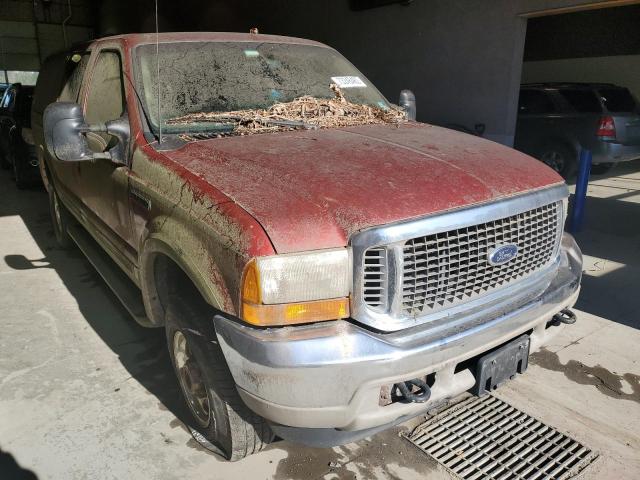 1FMNU43LXYEC80818 - 2000 FORD EXCURSION LIMITED BURGUNDY photo 4