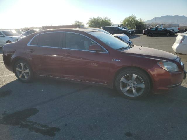 1G1ZF57509F250653 - 2009 CHEVROLET MALIBU HYBRID Қызыл фото 4